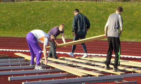 Aufbau Stabhochsprung